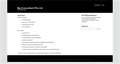 Desktop Screenshot of myconsultant.com.au